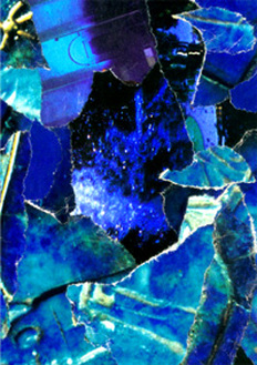 Collage la profondeur du bleu cdemontardy